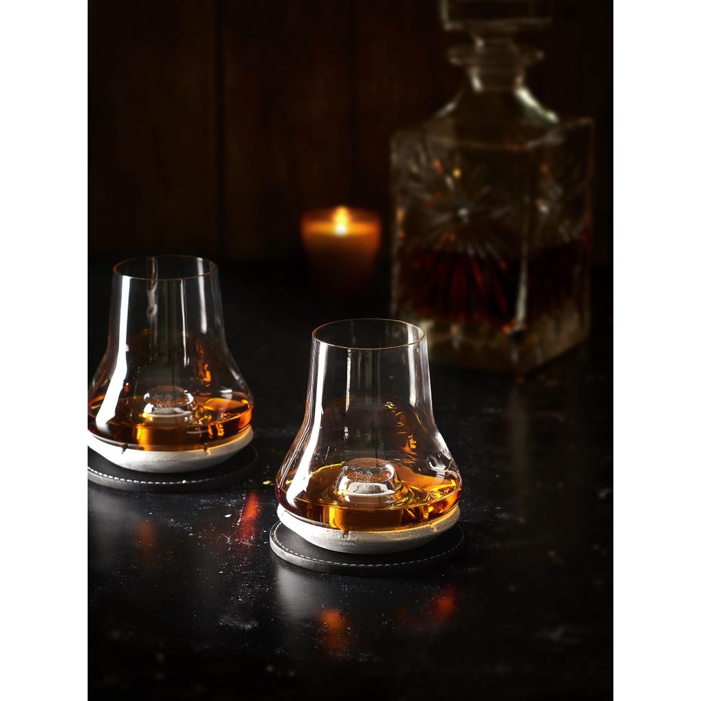 Coffret 2 verres atmosphère WHISKY basalte - Visuel 2